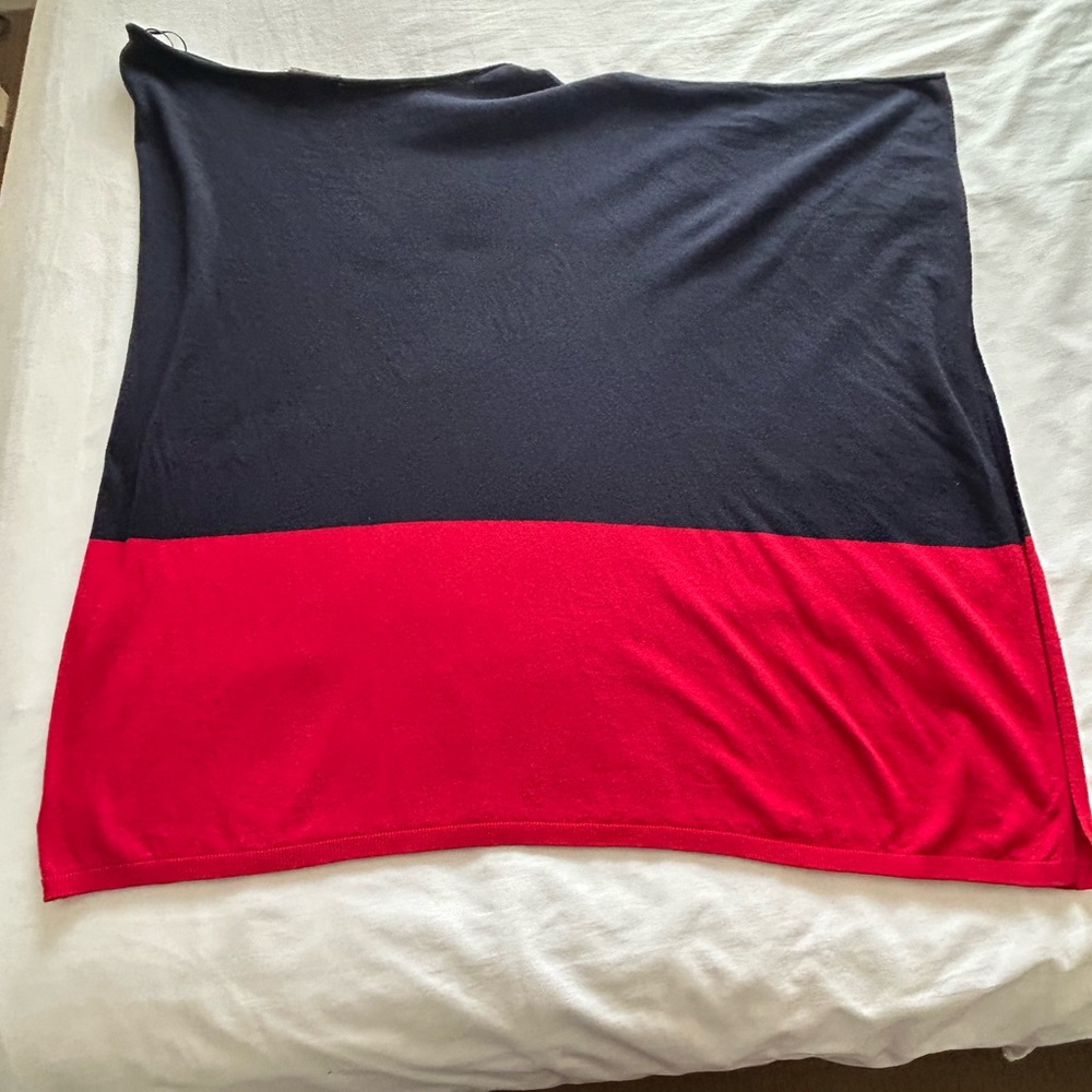 LOFT Colorblock Poncho - Picture 5 of 7